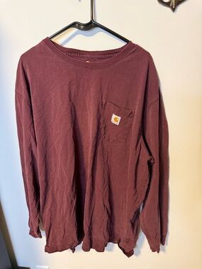 Carhartt Long Sleeve Pocket Tee - Dusty Rose